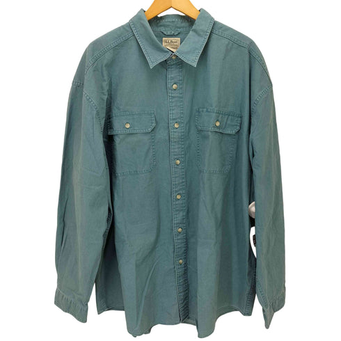 エルエルビーン L.L.Bean TRADITIONAL FIT フラップポケット ワーク L/S シャツ メンズ import:XXL