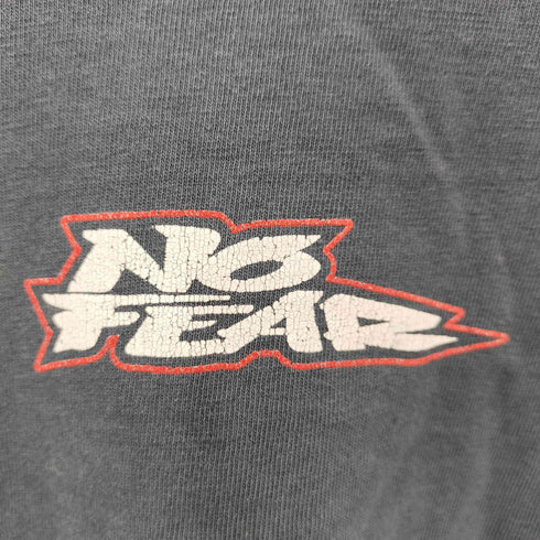 ノーフィアー NO FEAR 両面プリント ドッキングスリーブ半袖カットソー メンズ