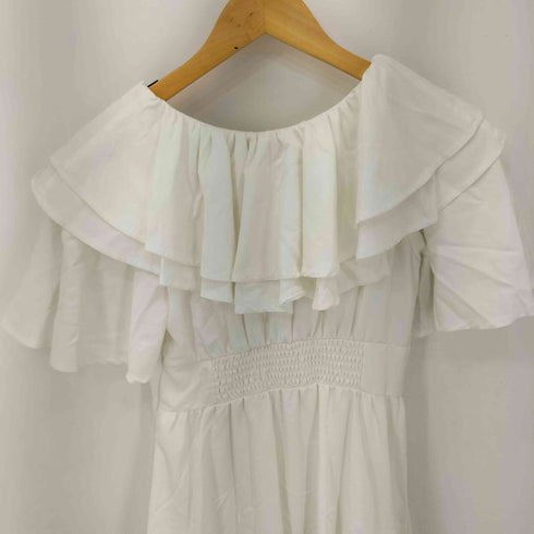 MIRO AMURETTE フリルカラー S/S ワンピース レディース