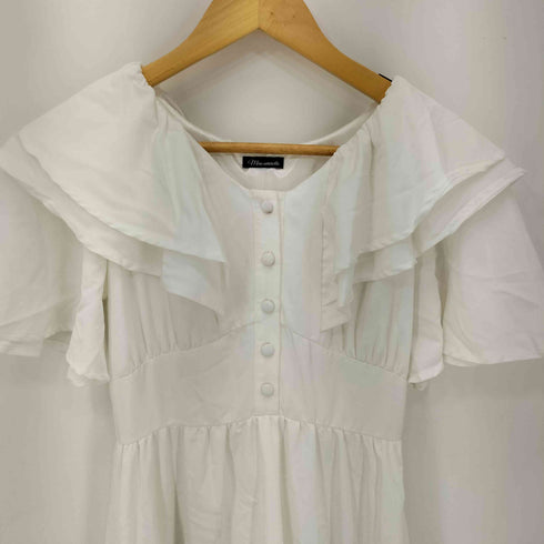 MIRO AMURETTE フリルカラー S/S ワンピース レディース