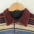 キャンパス CAMPUS ボーダー ベロア ポロシャツ メンズ import:M