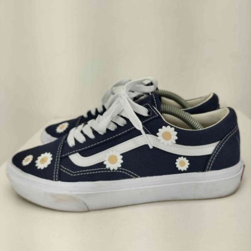 バンズ VANS V36CF EMB.F OLD SKOOL NAVY/FLOWER レディース 24.5