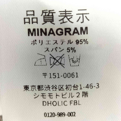 minagram シアー切替 ドレス ワンピース レディース JPN:S