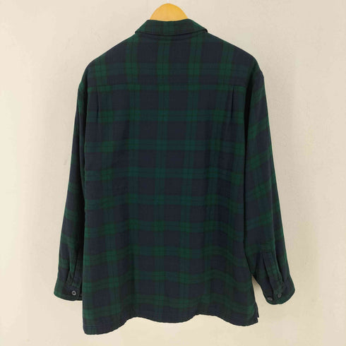 エルエルビーン L.L.Bean 裏地フリース ブラックウォッチ ネルシャツ メンズ import:L