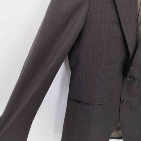 ユナイテッドアローズグリーンレーベルリラクシング UNITED ARROWS green label relaxing DRAGO カラーストライプ 2ボタン BD NT HP ジャケット メンズ 46