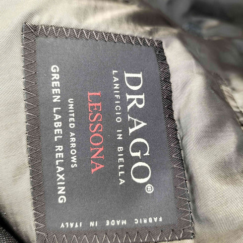 ユナイテッドアローズグリーンレーベルリラクシング UNITED ARROWS green label relaxing DRAGO カラーストライプ 2ボタン BD NT HP ジャケット メンズ 46