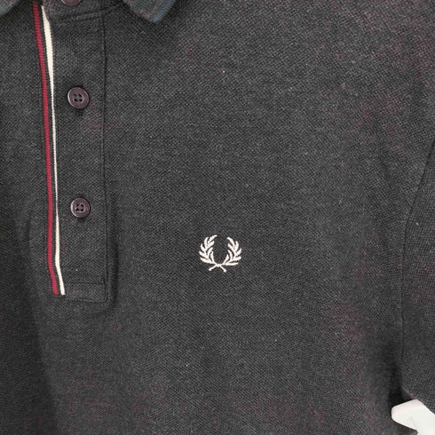 フレッドペリー FRED PERRY 前立てティップライン半袖シャツ 鹿の子ポロシャツ メンズ L