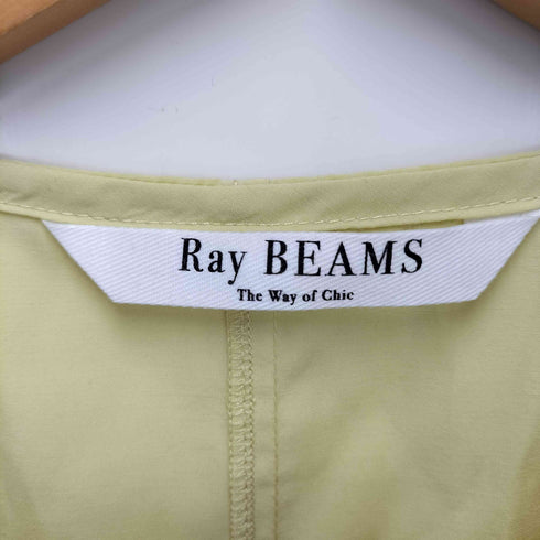 レイビームス Ray BEAMS 22SS ピンタックヨークVネックワンピース レディース ONE SIZE