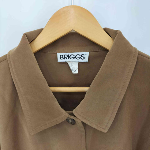 ブリッグス BRIGGS フェイクスエード シャツジャケット レディース import:XL