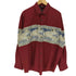 BUFFALO COUNTRY 鷲 織り柄 ライン ポリ コットン B.D L/S シャツ メンズ import:L