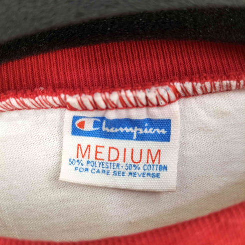 チャンピオン Champion バータグ TEXAS TECH 染み込み ラグランカットソー メンズ import:M