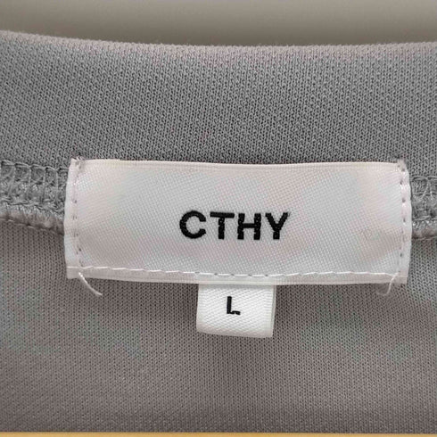 CTHY ポンチ&クールマックスビッグシルエットタック入りTシャツ メンズ JPN:L