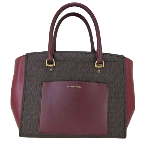 マイケルコース Michael Kors 2WAY 総柄 チャーム ハンドバッグ レディース