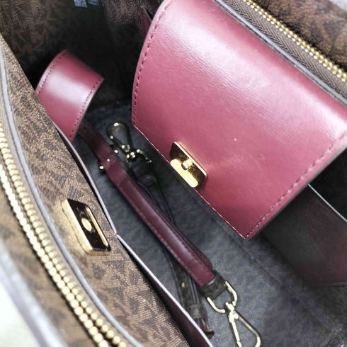 マイケルコース Michael Kors 2WAY 総柄 チャーム ハンドバッグ レディース