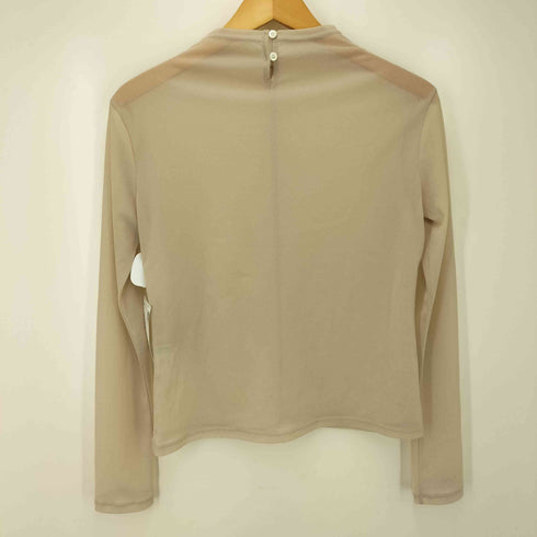 アニュアンス anuans 24SS シアーロングスリーブプルオーバー レディース FREE