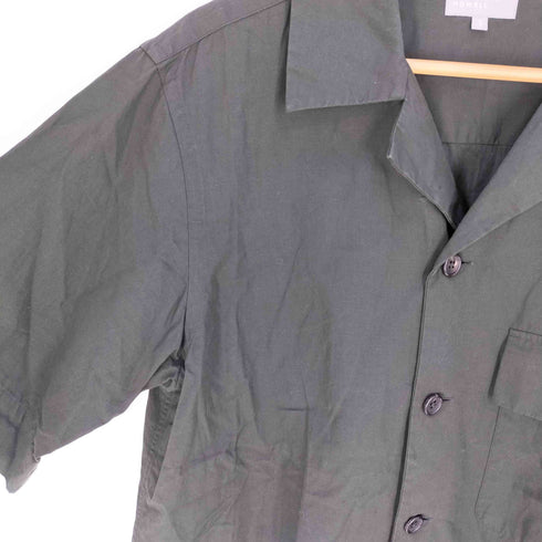 マーガレットハウエル MARGARET HOWELL DRY COTTON LINEN POPLIN オープンカラーシャツ メンズ JPN:S