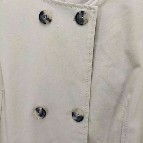 ザラ ZARA ノースリーブ ギャバジン トレンチワンピース レディース import:L
