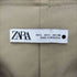 ザラ ZARA ノースリーブ ギャバジン トレンチワンピース レディース import:L
