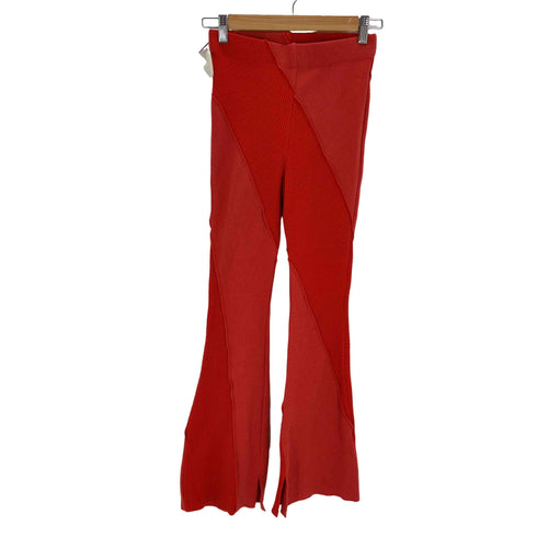 メゾンスペシャル MAISON SPECIAL Rib Mix Semi-flare Pants レディース JPN:36