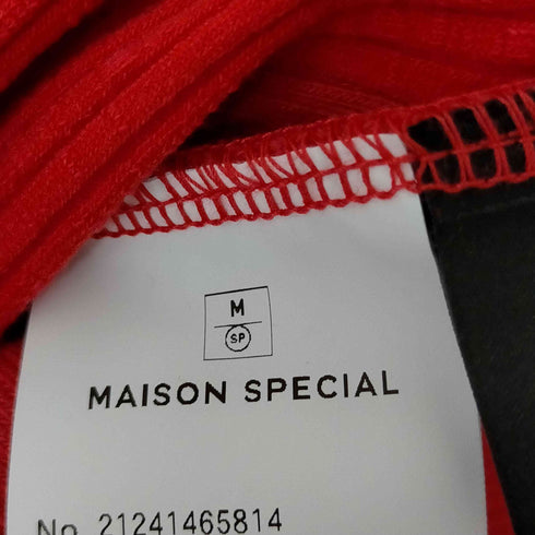 メゾンスペシャル MAISON SPECIAL Rib Mix Semi-flare Pants レディース JPN:36