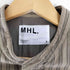 エムエイチエル MHL. COTTON OXFORD STRIPE バンドカラーシャツ メンズ JPN:S