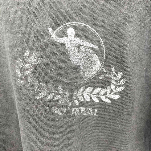MABO ROYAL HAWAII 90s 袖/裾シングル クルーネックTシャツ サーフ ボロ メンズ import:M