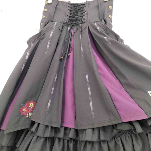 オッズオネスト OZZ ONESTE 和柄 プリーツスカート レディース
