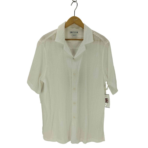 ザラ ZARA 開襟半袖シャツ レディース import:M