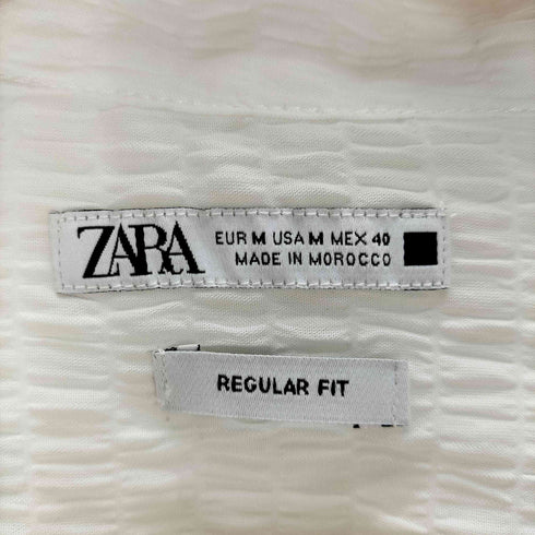 ザラ ZARA 開襟半袖シャツ レディース import:M