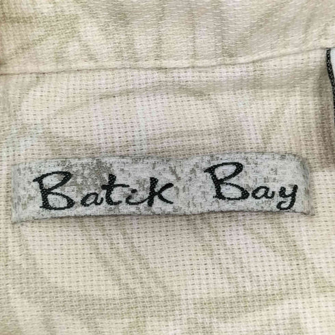 バティックベイ Batik Bay ボタニカル柄 S/S コットン アロハシャツ メンズ JPN:M