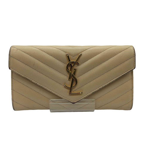 サンローランパリ SAINT LAURENT PARIS モノグラム ラージ フラップ ウォレット レディース