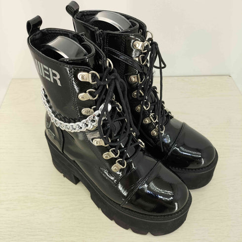 ニーアクロージング NIER CLOTHING 厚底 チェーン ブーツ レディース EUR:35