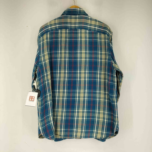 ダブルアールエルラルフローレン RRL RALPH LAUREN チェック L/S ネルシャツ メンズ import:XL