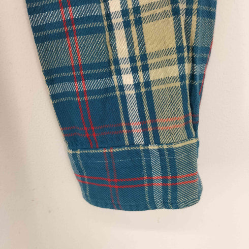 ダブルアールエルラルフローレン RRL RALPH LAUREN チェック L/S ネルシャツ メンズ import:XL