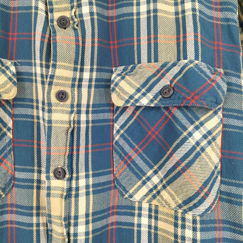 ダブルアールエルラルフローレン RRL RALPH LAUREN チェック L/S ネルシャツ メンズ import:XL