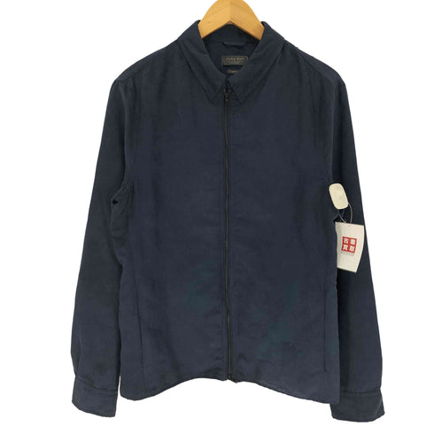 ザラマン ZARA MAN SLIM FIT スリム フィット スムース ダブルジップ シャツ ジャケット メンズ import:M