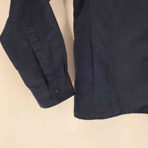 ザラマン ZARA MAN SLIM FIT スリム フィット スムース ダブルジップ シャツ ジャケット メンズ import:M