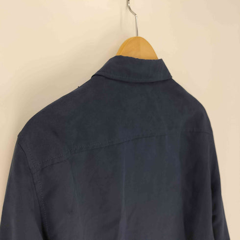 ザラマン ZARA MAN SLIM FIT スリム フィット スムース ダブルジップ シャツ ジャケット メンズ import:M