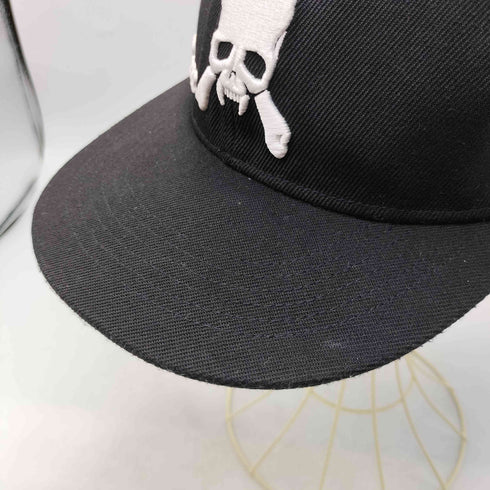 ロエン Roen スカル ドクロ 刺繍 スナップバック 6パネル キャップ メンズ