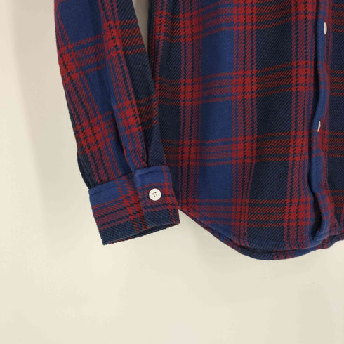 ファイブブラザー FIVE BROTHER 三角タグ 復刻 タータンチェック コットン フランネル シャツ メンズ import:M