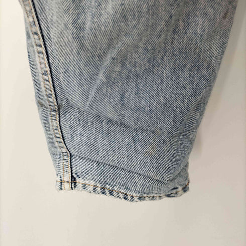 エドウィン EDWIN GUARANTEED ケミカルウォッシュ 2タックワイドデニムパンツ メンズ W83