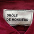 ドロールドムッシュ DROLE DE MONSIEUR ベロアシャツ メンズ
