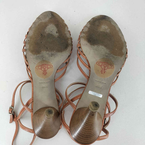 ヴィヴィアンウエストウッド Vivienne Westwood 編み込み レザーサンダル レディース 36 1/2