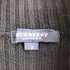 バーバリーロンドン BURBERRY LONDON ノバチェック タートルネック サイドボタン 半袖ニット レディース JPN:2