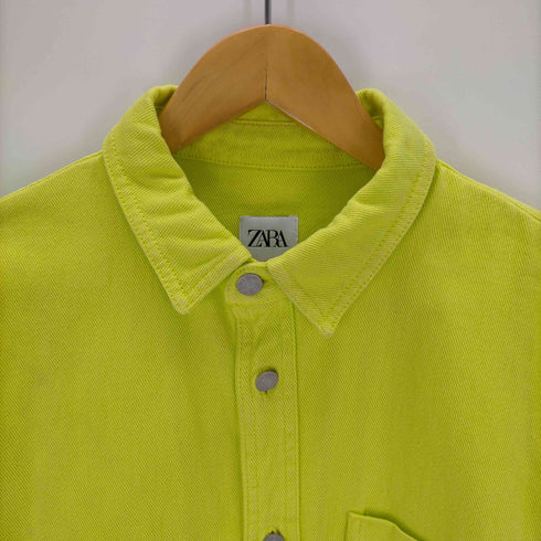 ザラ ZARA カラーコットンシャツ メンズ JPN:M