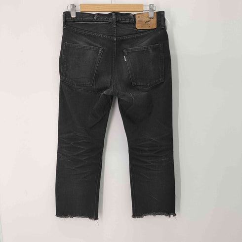 オアスロウ orSlow カットオフブラックデニムパンツ メンズ JPN:1