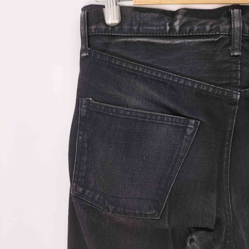 オアスロウ orSlow カットオフブラックデニムパンツ メンズ JPN:1