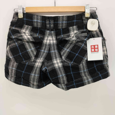 バーバリーブルーレーベル BURBERRY BLUE LABEL ノバチェック ウール ショートパンツ レディース 38