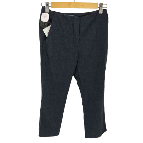 プラダ PRADA グレンチェック ウールスラックス ベルトレス レディース 38S