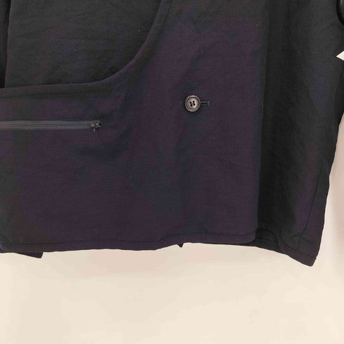 トリココムデギャルソン tricot COMME des GARCONS 00SS AD1999 裾ジップポケット 変形ウールテーラードジャケット レディース JPN:M